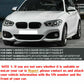 Front Kidney Grill Grille M-Color Twin Slat For BMW F20 F21 1 Series 2015-2018