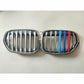 UK For BMW X1 F48 LCI 2020+Front Grill Grille Cover Clip Trim M-Color 3pcs