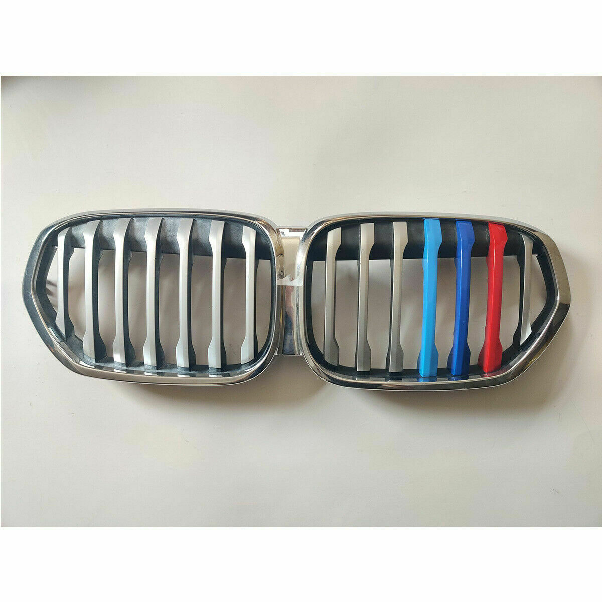 UK For BMW X1 F48 LCI 2020+Front Grill Grille Cover Clip Trim M-Color 3pcs