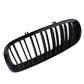 FRONT GLOSS BLACK BUMPER KIDNEY GRILLS GRILLES FOR BMW E70 E71 X5 X6 2007-2013