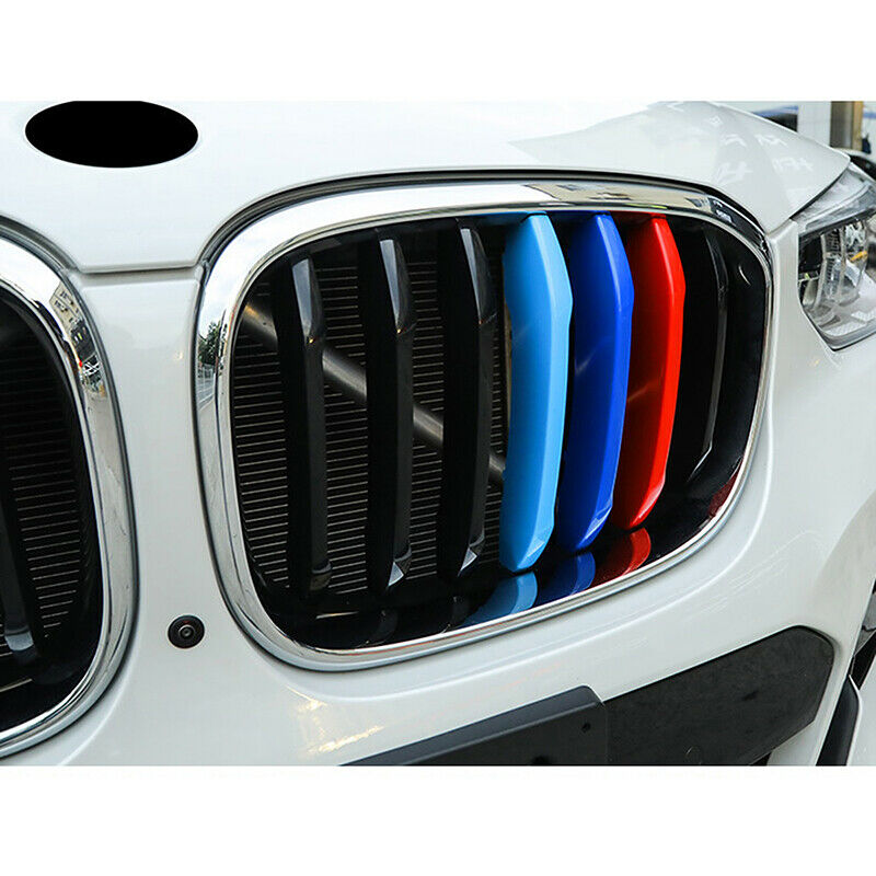 For BMW X3 G01 2018 Car Grille Grill Cover Trim M Color Kidney Grille Clip UK E