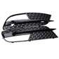 Pair Front Lower Bumper Grill Grilles Fog Light Cover Fit For Audi A5 2012-2016