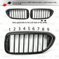 Set Grille Cover Clip Strip Trim For BMW 5 Series G30 G38 Accessories 2018-19 UK