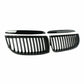 FOR BMW 3-SERIES E90 E91 05-08 PRE-LCI GLOSSY BLACK BUMPER KIDNEY GRILL GRILLES