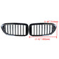 For BMW 5 Series G30 G38 2018-2020 Gloss Black Front Kidney Bumper Grille Grill