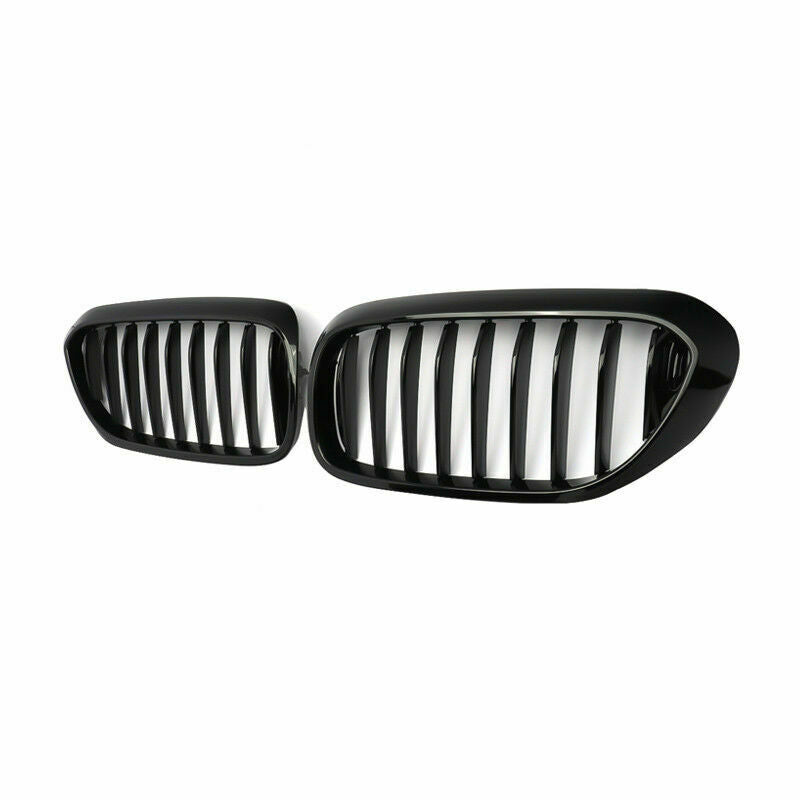 For BMW 5 Series G30 G38 2018-2020 Gloss Black Front Kidney Bumper Grille Grill