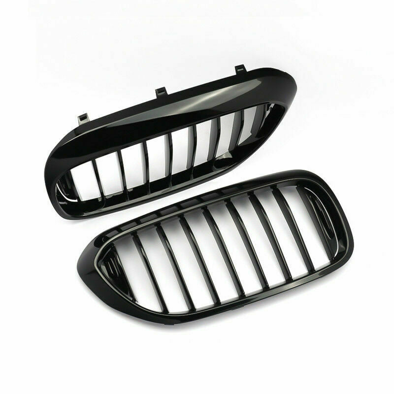 For BMW 5 Series G30 G38 2018-2020 Gloss Black Front Kidney Bumper Grille Grill