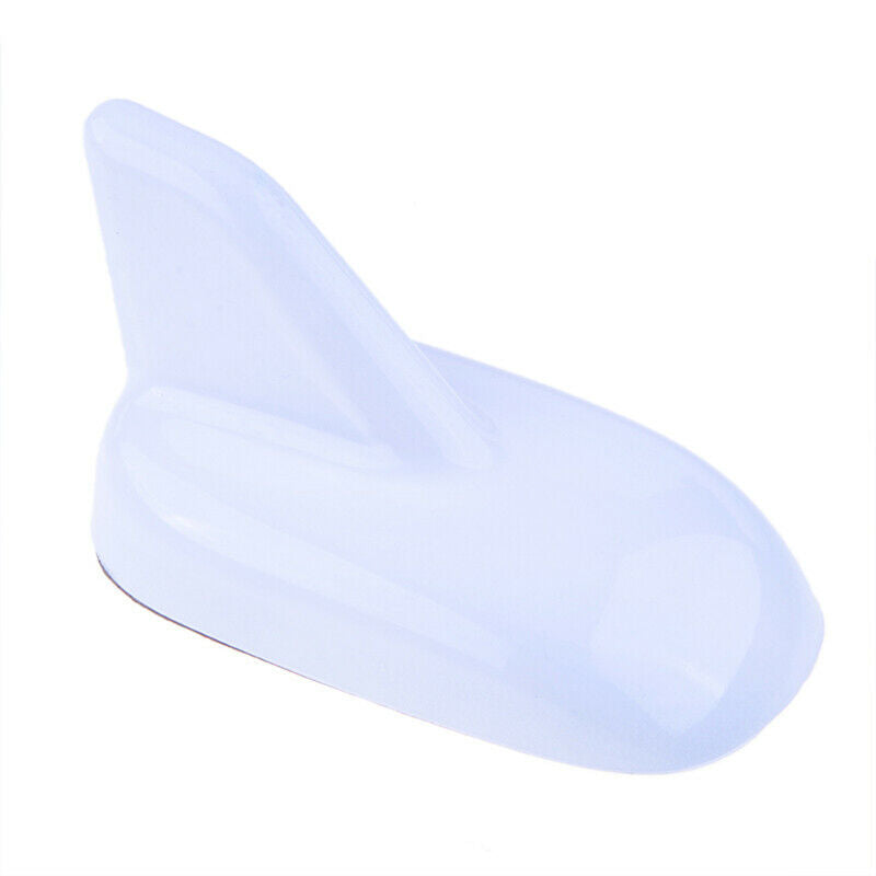 White Color Universal Car Auto Shark Fin Roof Antenna FM/AM Decorative Aerial AE
