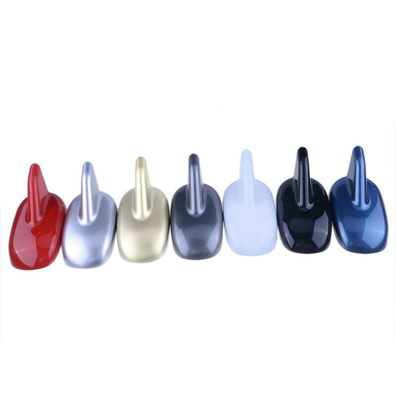 White Color Universal Car Auto Shark Fin Roof Antenna FM/AM Decorative Aerial AE