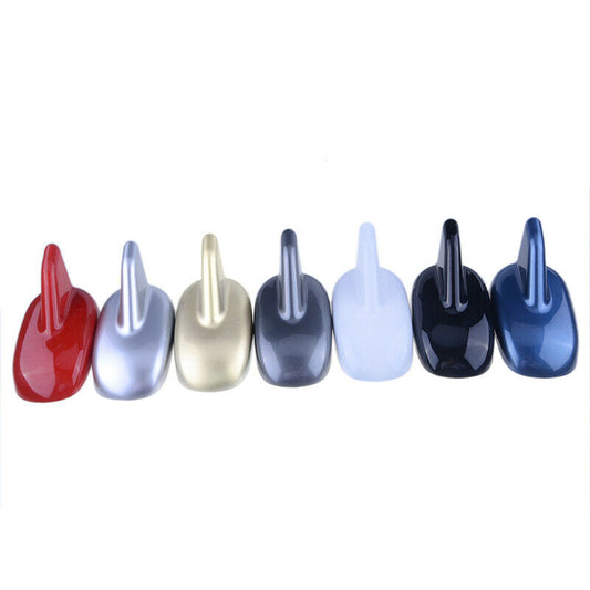 White Color Universal Car Auto Shark Fin Roof Antenna FM/AM Decorative Aerial AE