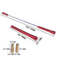 Red Extensible Car Auto Aerial Bee Sting Mast Antenna Ariel Arial Radio Stubby