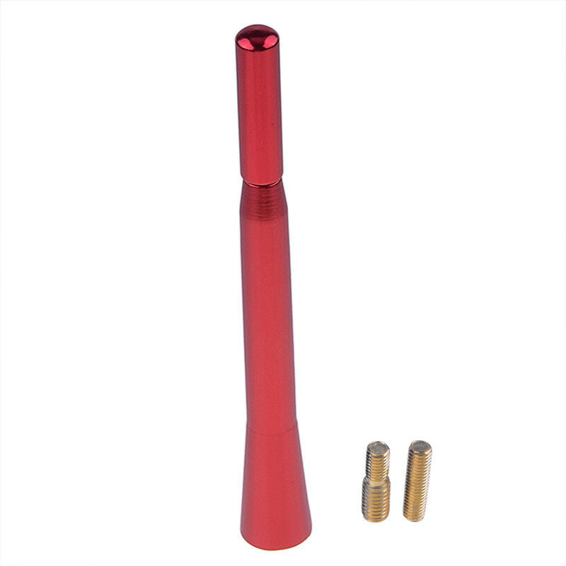 Red Extensible Car Auto Aerial Bee Sting Mast Antenna Ariel Arial Radio Stubby