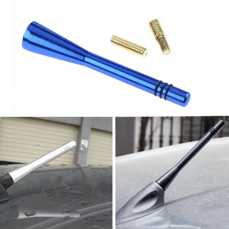 1PCS BLUE CAR AERIAL BEE STING MAST ANTENNA ARIEL ARIAL MINI RADIO STUBBY - UK