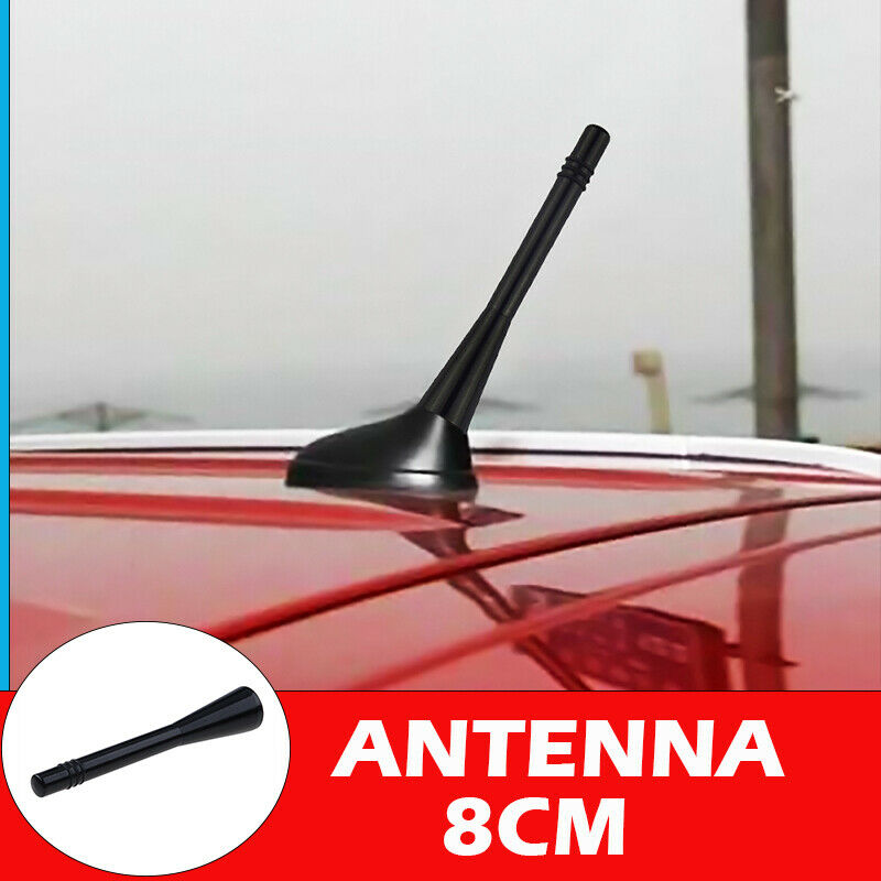Chrome Car Aerial Bee Sting Mast Antenna Ariel Arial Radio Stubby Roof Screw UK
