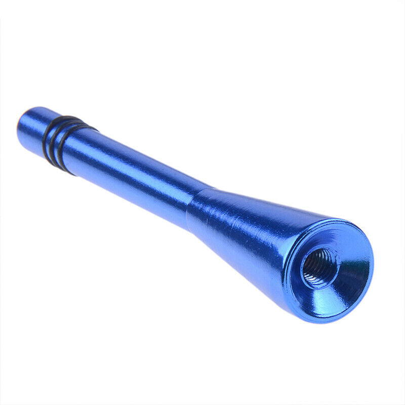 8CM Blue Car Aerial Bee Sting Mast Antenna Ariel Arial Mini Radio Stubby AM/FM