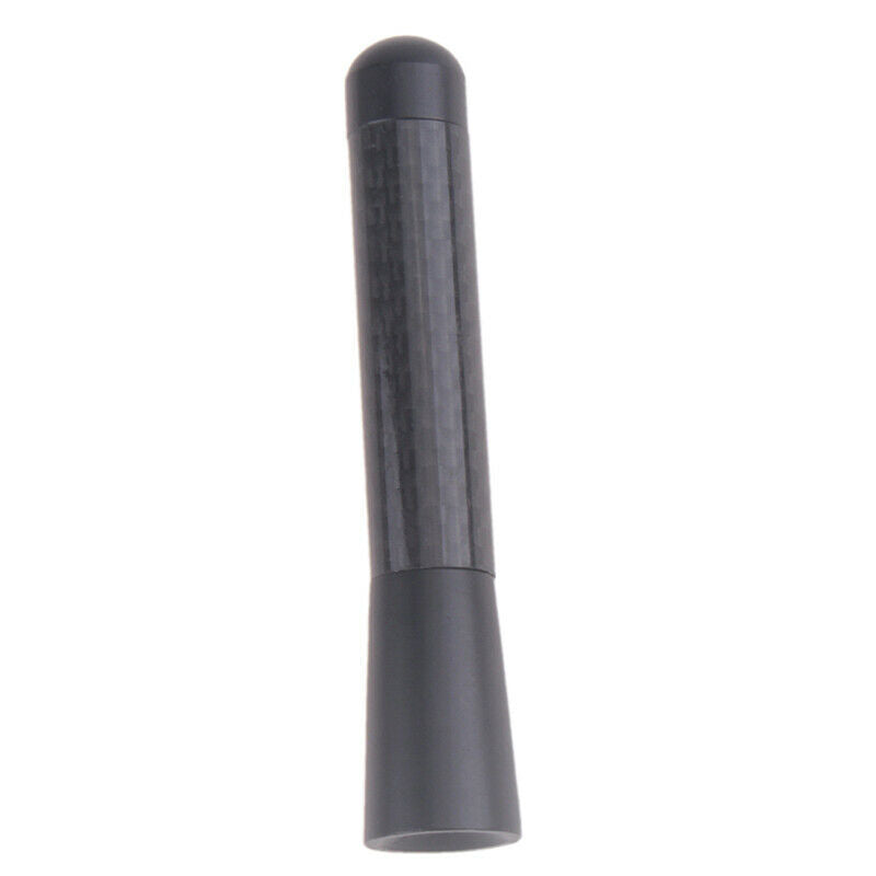 8cm Universal Car Bee-sting Stubby Black Carbon Fibre Aerial Ariel Arial AMFM AE