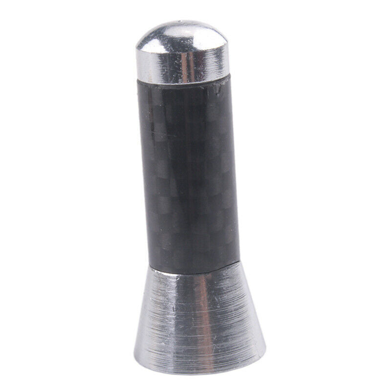 CAR BEE-STING STUBBY SHORT SILVER CARBON FIBRE AERIAL ARIEL ARIAL MAST ANTENNA