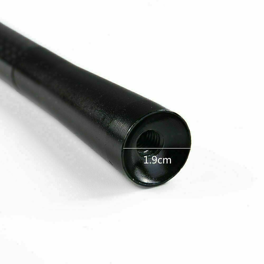 Universal Car Bee-sting Stubby Black Carbon Fibre Aerial Ariel Arial AMFM 12CM