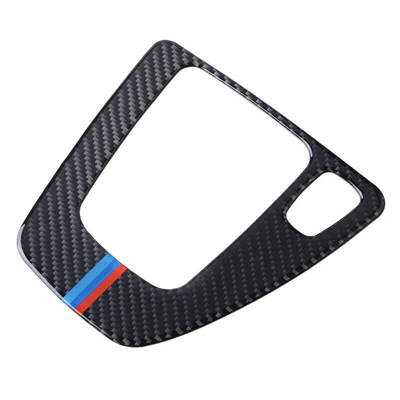 Carbon Fiber Gear Shift Box Panel Trim Cover For BMW 3 Series E90 E92 2005-2012