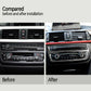 Real Carbon Fiber CD Control Panel Trim Decor For BMW 3 4 Series F30 F34