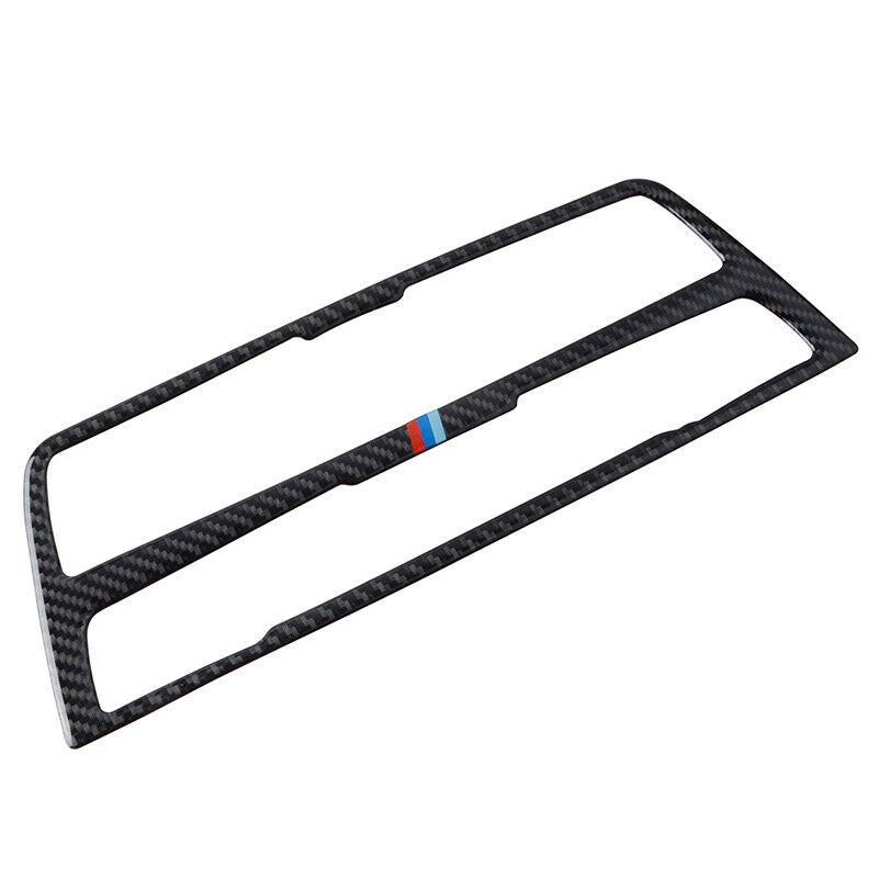 Real Carbon Fiber CD Control Panel Trim Decor For BMW 3 4 Series F30 F34
