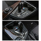 Carbon Fiber Trim Frame For BMW F30 F35 3 4 Series Gear Shift Knob Panel Cover A