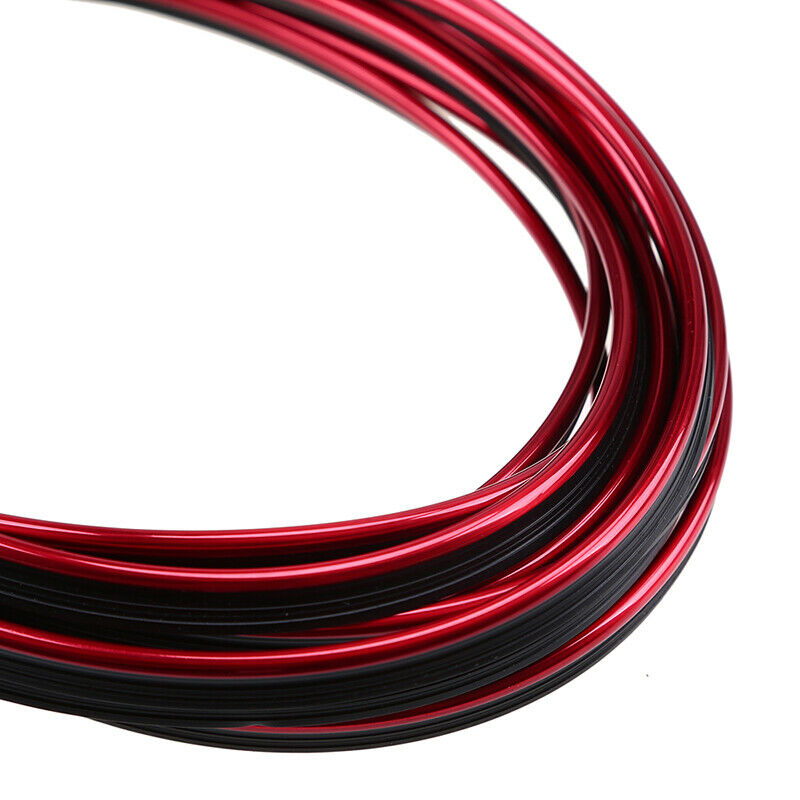 5M Red Chrome Car Auto Interior Exterior Decoration Moulding Trim Strip Line UK