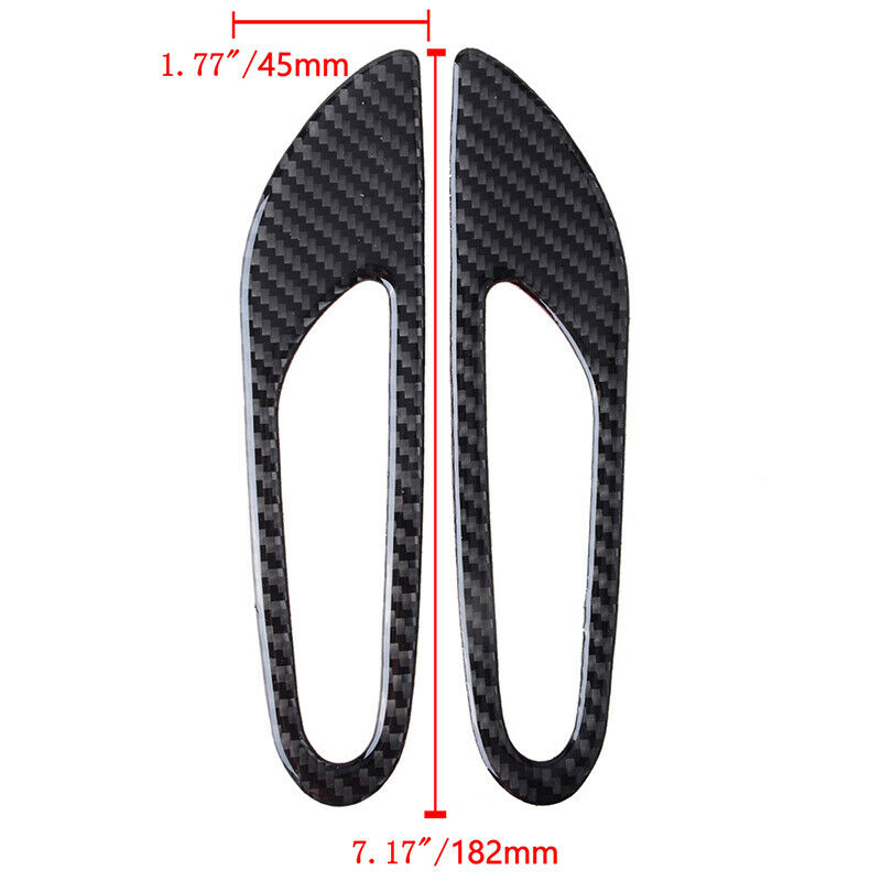 2x Real Carbon Fiber Side Fender Panel Cover Trim fits BMW E90 E92 2005-2012 ae