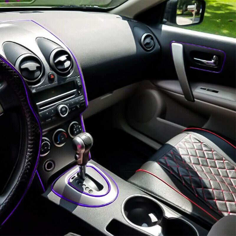5M Purple Car Auto Interior Exterior Decoration Moulding Trim Strip Line + Tool