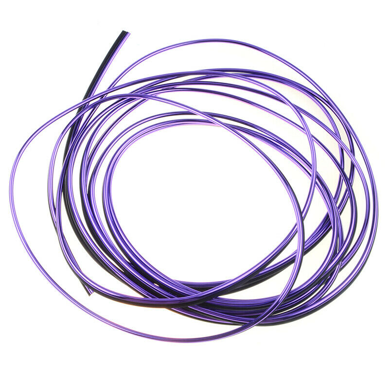5M Purple Car Auto Interior Exterior Decoration Moulding Trim Strip Line + Tool