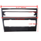1xCarbon Fiber Console CD&AC Panel Cover Trim For BMW 3 Series E90 E92 2005-2012