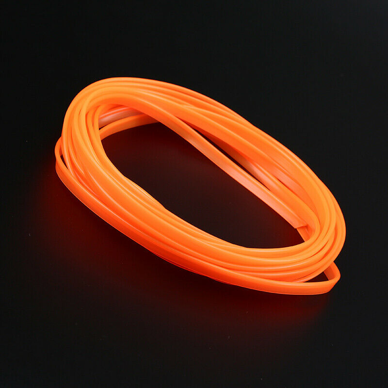 1x 5M Orange Car Interior Exterior Decoration Chrome Moulding Trim Strip Line AE