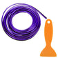5M Purple Chrome Car Auto Interior Exterior Decoration Moulding Trim Strip Line