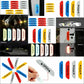 20Pcs Universal Auto Car Door Open Sticker Reflective Tape Safety Warning Decal