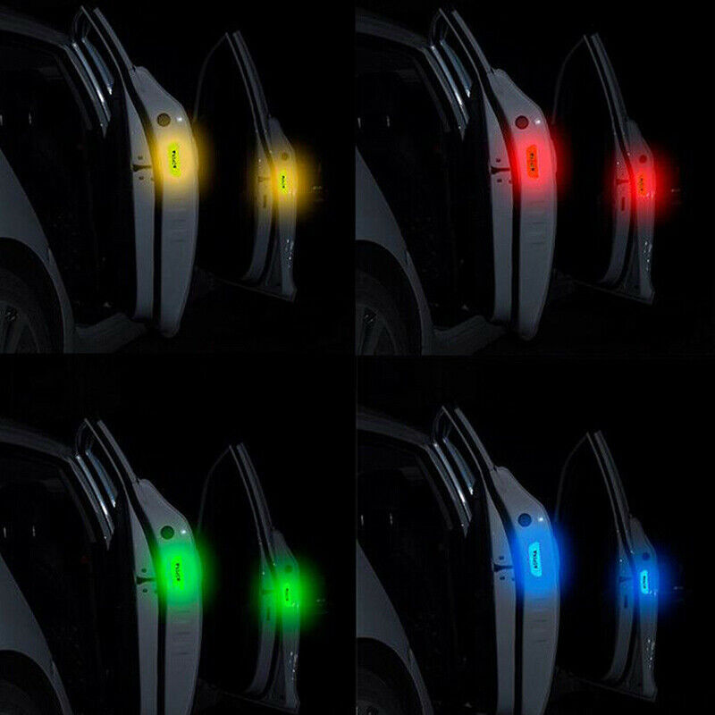 20Pcs Universal Auto Car Door Open Sticker Reflective Tape Safety Warning Decal