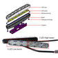 6 LED Daytime Running Lights Car Driving DRL Fog Lamp Light 12V Super White UK E