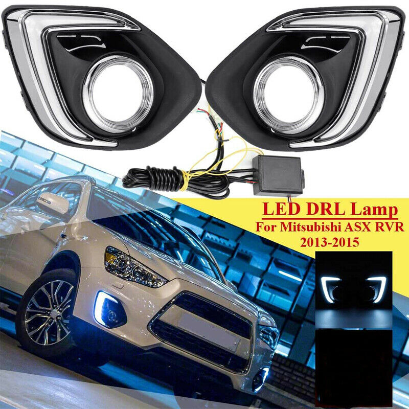 2pcs DRL Daytime Running Lights Fit For Mitsubishi ASX RVR 2013-2015 UFog Light