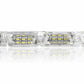 2x Crystal Switchback Flowing LED Strip Light Sequential Turn Signal DRL light