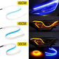2xSequential LED Strip Turn Signal Indicator DRL Daytime Running Light for Auto