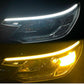 2xSequential LED Strip Turn Signal Indicator DRL Daytime Running Light for Auto