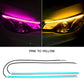 2xSequential LED Strip Turn Signal Indicator DRL Daytime Running Light for Auto