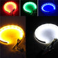 2Pcs White Devil Demon Eyes Halo Ring LED For Projector Lens Headlights Retrofit