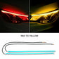 Pair Ultra Thin DRL Car Tube LED Strip Daytime Running Light Headlight UK e1