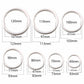 2PCS White Halo Fog Light Rings Angel Eyes Headlight Kit 70/80/90/100/110/120MM