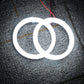 60-120mm COB LED Headlight Rings Halo Angel Eyes Fog Light Daytime Running AE01