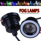 3Inch 76mm COB LED Angel Eyes Car DRL Fog Light Lens Projector Halo Fog Lamp 10W