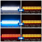 2PCS 6LED Car LED DRL Daytime Running Light Arrow Turn Signal Warning Lights