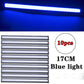 UK 10pcs Blue LED Strip Car DRL Running Daytime Light COB Driving Lights 17CM
