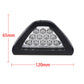 Clear Triangle LED Motorcycle Rear Tail Fog Light ATV Car Brake Warming Lamp F1