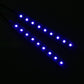 9LED Blue Car Interior Atmosphere Glow Neon String Strip Light Strip Decor Lamp